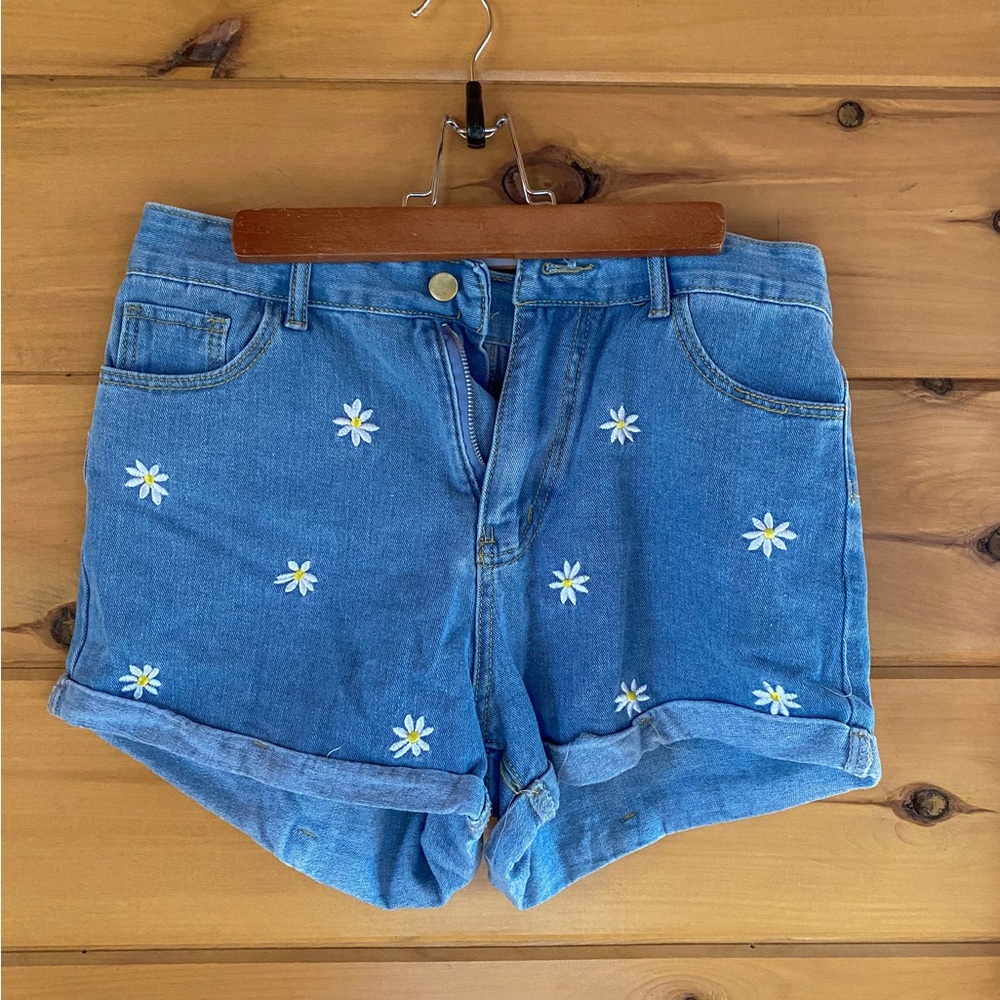 Daisy Denim Shorts